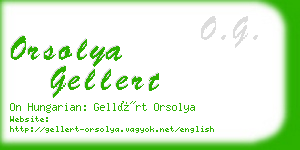 orsolya gellert business card
